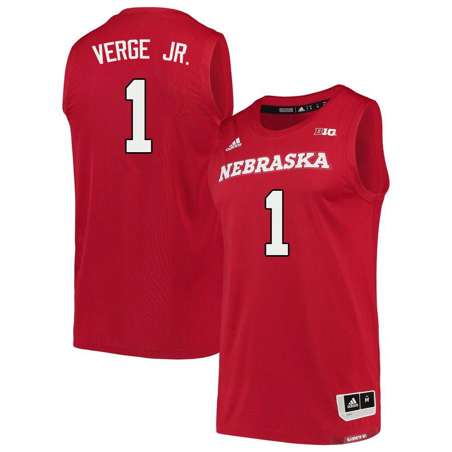 Men #1 Alonzo Verge Jr. Nebraska Cornhuskers College Basketball Jerseys Sale-Scarlet